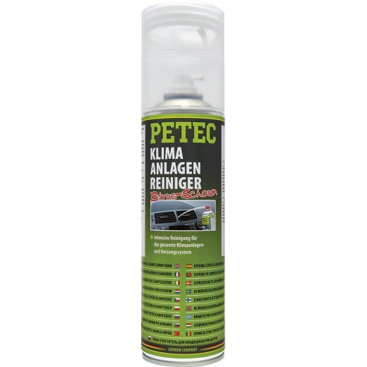 Petec 71350 Klimaanlagenreiniger Spray, Zitrus-Schaum 500 ml