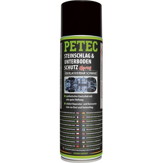 Petec 73250 Steinschlag- & Unterbodenschutz schwarz 500 ml