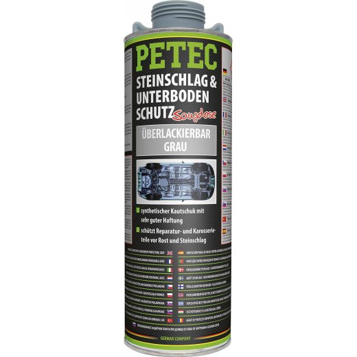 Petec 73310 Steinschlag- & Unterbodenschutz grau 1000 ml