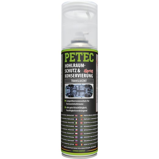 Petec 73550 Hohlraumschutz & -Konservierung translucent 500 ml