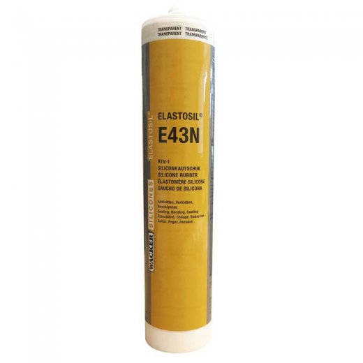 Wacker E43N 1-K RTV Elastosil Silikonkleber transparent 310ml