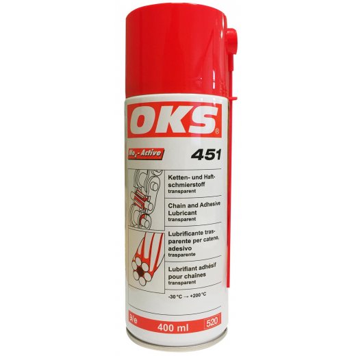 OKS 451 Ketten- und Haftschmierstoff transparent Spray 400ml