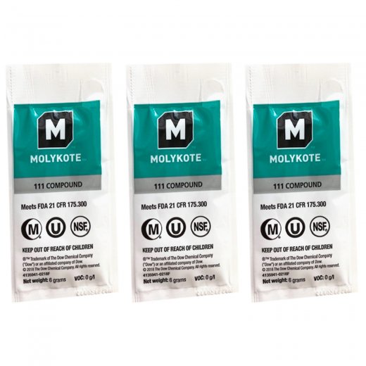 Molykote 111 3er Set Schmier- und Dichtungsfett f&uuml;r Ventile 6g