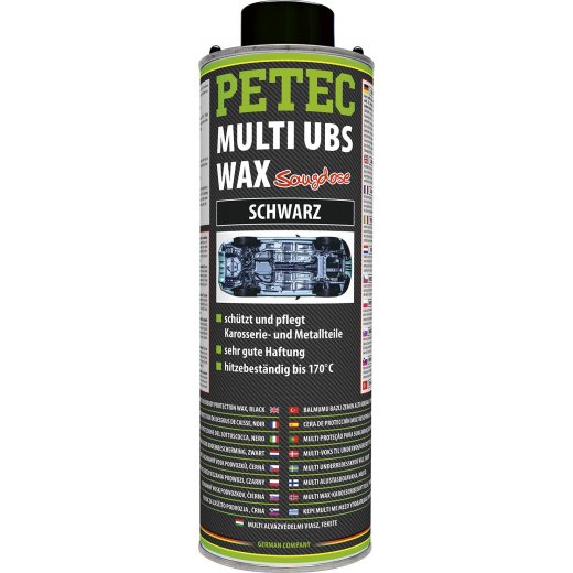 Petec 73420 Multi UBS Wax schwarz Saugdose 1000 ml