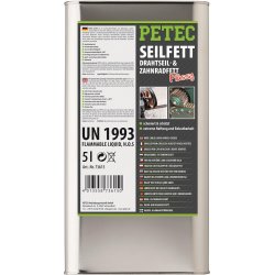 Petec 73615 Seilfett, Drahtseil- & Zahnradfett 5L