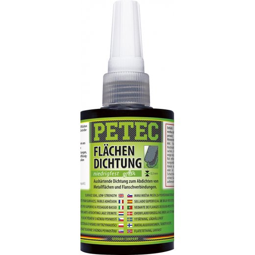 Petec 97075 Fl&auml;chendichtung gr&uuml;n, niedrigfest 75 ml Pressbox