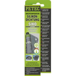 Petec 97680 Hochtemperatur-Silikondichtung, SIKO grau 70 ml