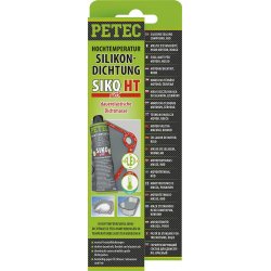 Petec 97880 Hochtemperatur-Silikondichtung, SIKO rot 70 ml