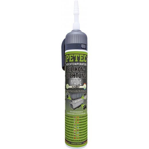 Petec 97920 Hochtemperatur-Silikondichtung, MATIC wei&szlig; 200 ml
